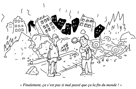 fin du monde, 21 mai 2011, 21 décembre 2012, ça s'est pas si mal passé que ça, destruction, post, apocalypse, ville, apocalyptique