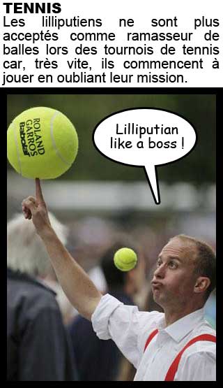 tennis, lilliputiens, rolland garros, tourner sur son doigt, ballon, balle, discrimination