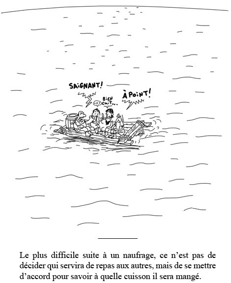 naufrage, cannibalisme, cuisson, viande, le plus difficile, à quelle, radeau, perdu en mer