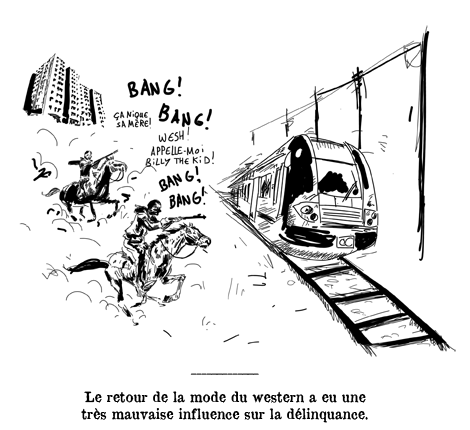 cinéma, mauvaise influence, ter, attaque, sncf, jeunes, banlieue, délinquance, marseille, miramas, voyous, far west, indiens, cowboy, train